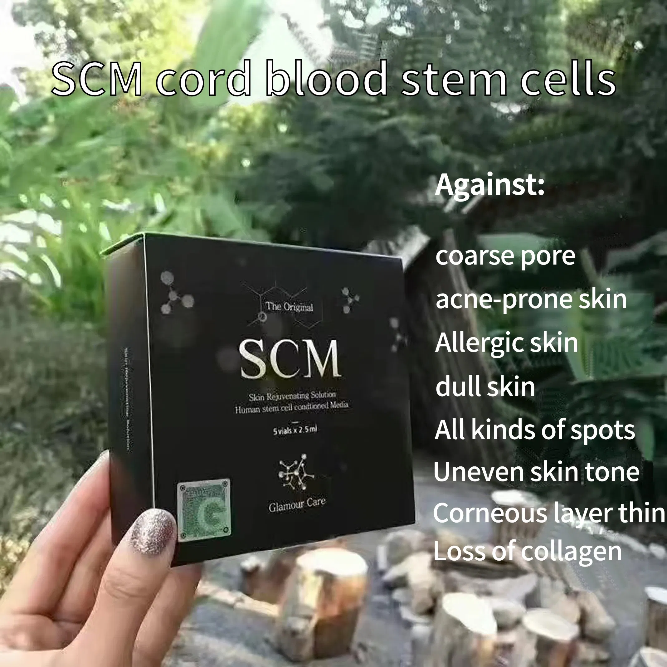 Scm Skin Rejuvenating Essence Skin Booster Acne Scars Baby Stem Cells Scm
