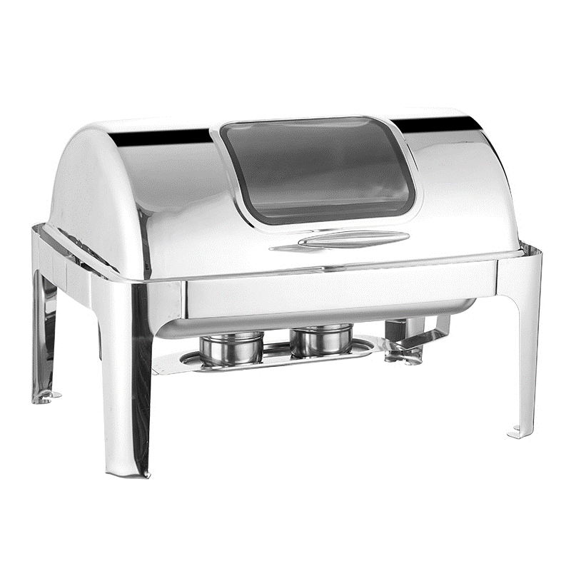 Hot Sale Stainless Steel Electric Alcohol Food Warmer Buffet Chafing Kitchenware Set