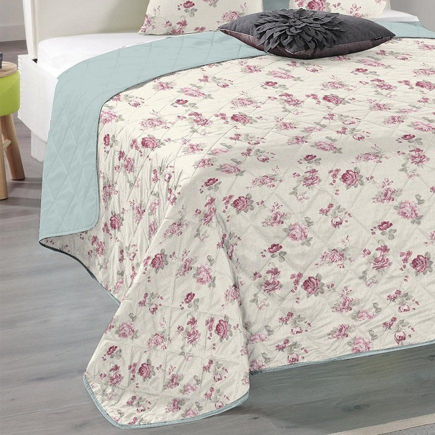 100% Polyester Microfiber Ultrasonic Bedspread Printing