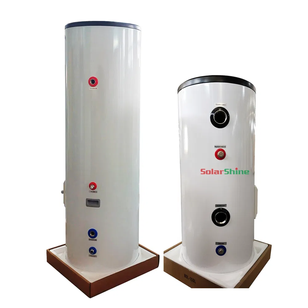 Solarshine 500L 600L 800L 1000L Duplex Stainless Steel SUS 304 Water Buffer Tank for House Heating System Hot Water Tank
