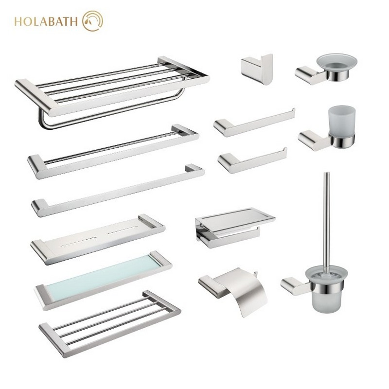 Настенный держатель для туалетной бумаги из нержавеющей стали 304