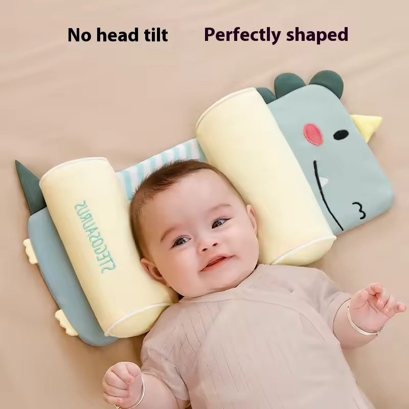 Baby Head Shaped Buckwheat Pillow for Newborns Children's Bedding