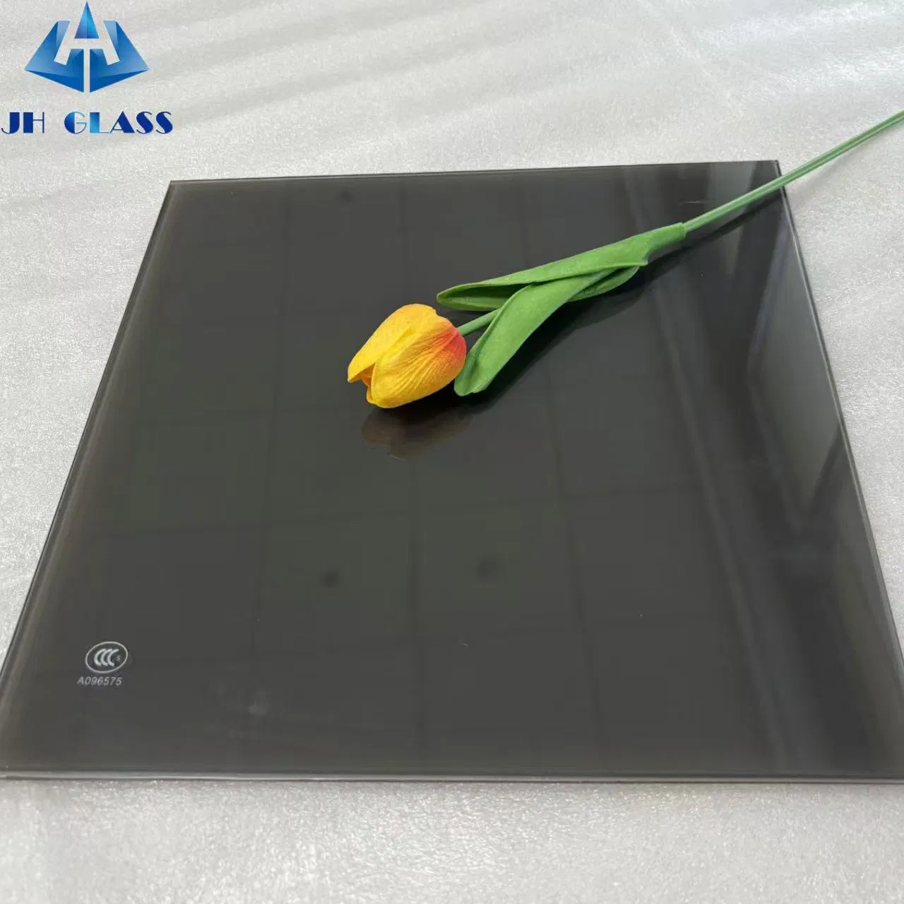 8.76mm Euro Bronze Milky PVB Strengthened Laminated Glass for Inner Decorative, Partition