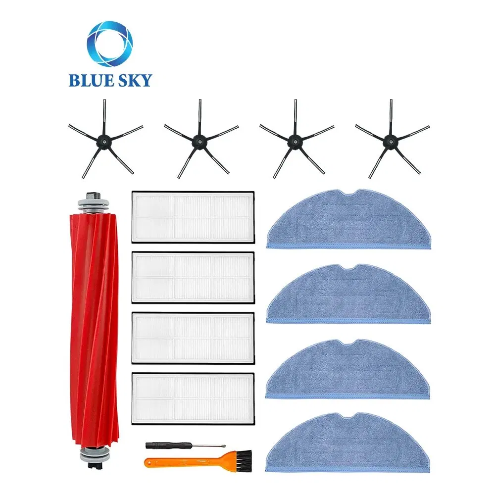 for Xiaomi Roborock T7s S7 S70 S7max S7maxv T7s Plus Side Brush Mops Cloths HEPA Filter Kit Robotic Vacuum Cleaner Accessories