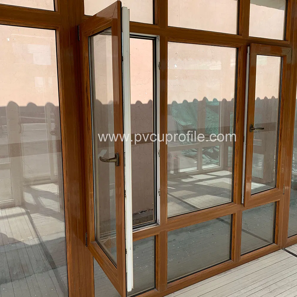 PVC Inswing Casement Window Double Glazed Windows