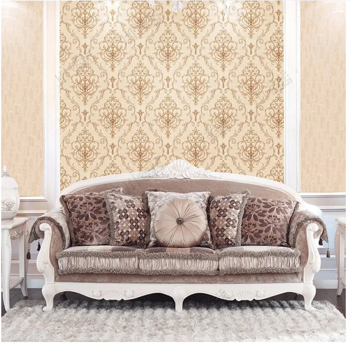 Factory Made Popular Decorative Foam 3D Self Adhesive Wallpaper