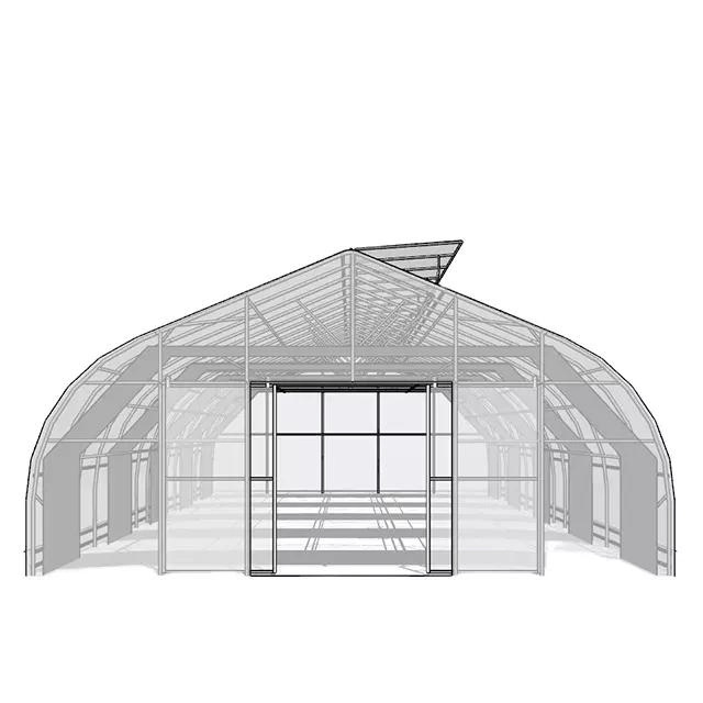 Galvanization Industrial Shed Design Factory Poultry Farm House Prefabricated Steel Structure Pipe