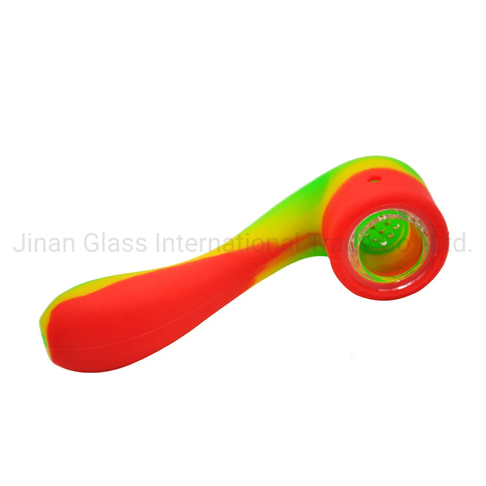 Hot Sale Camouflage Pattern Portable Silicone Pipe