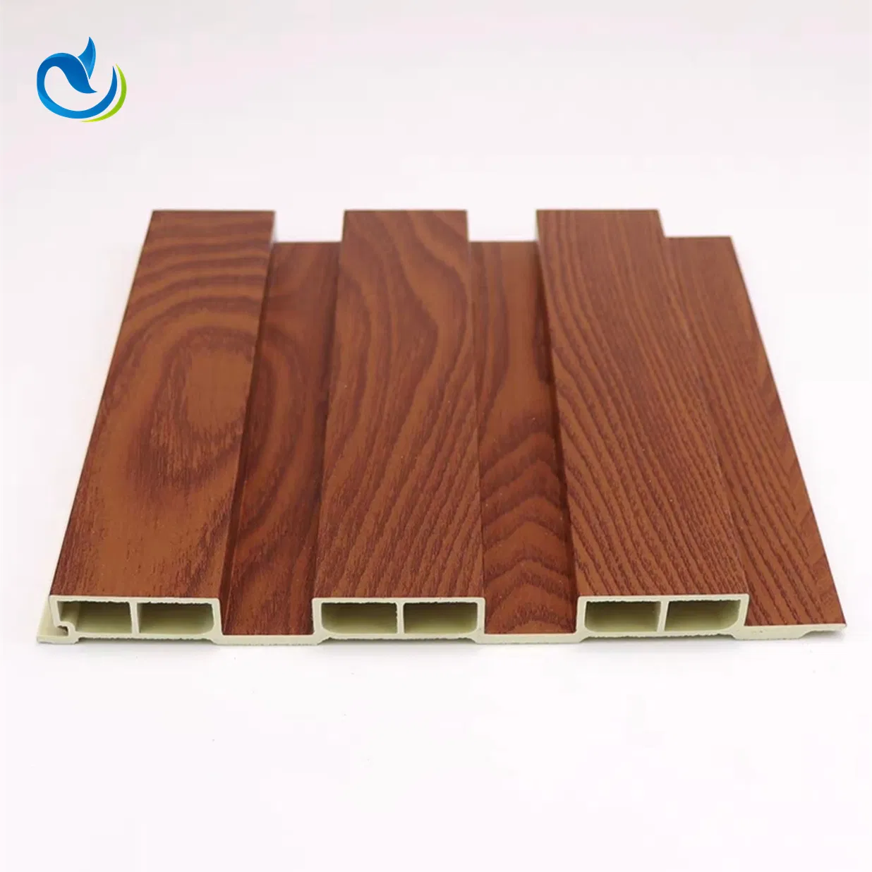 Arris Decoration Materials Ceiling PVC Bamboo Fluted Wood Wall Panel