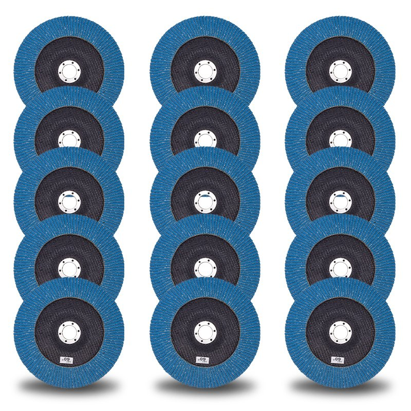 4.5 Inch Disc115mm Zirconia Alumina Flap Disc 36#~320# Stainless Steel Grinding Disc