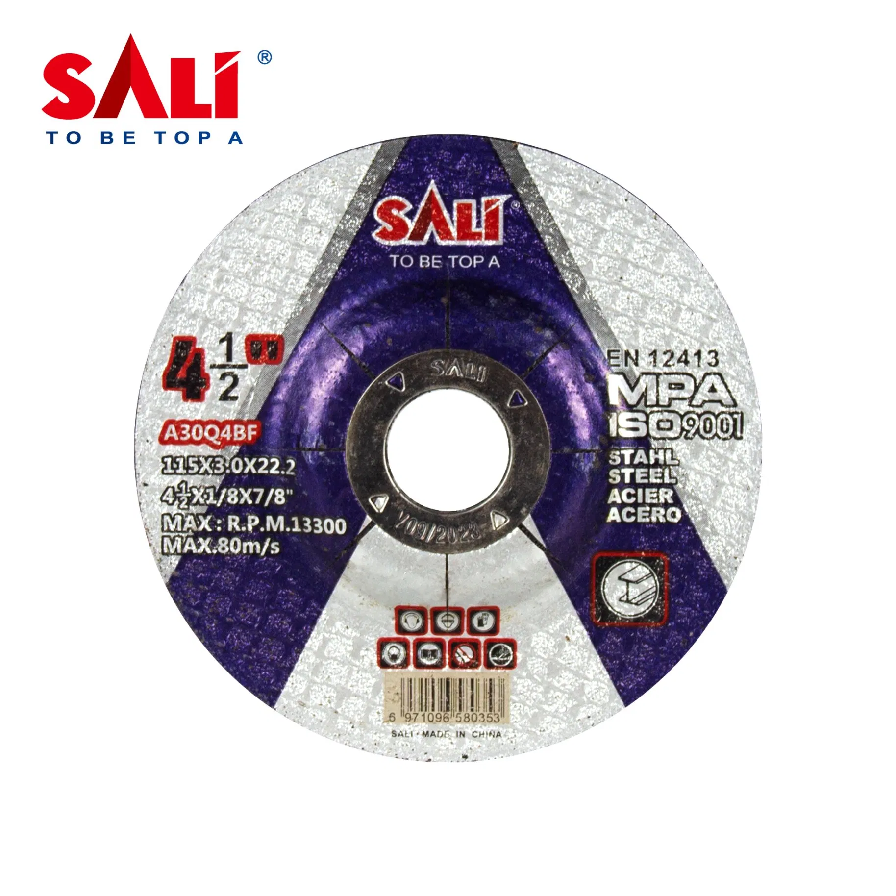 Yong Kang Factory Depressed Centered Abrasive Steel Metal Grinding Disc