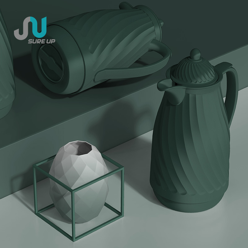 Кувшин с розовым стеклом и PP корпусом, 1 л