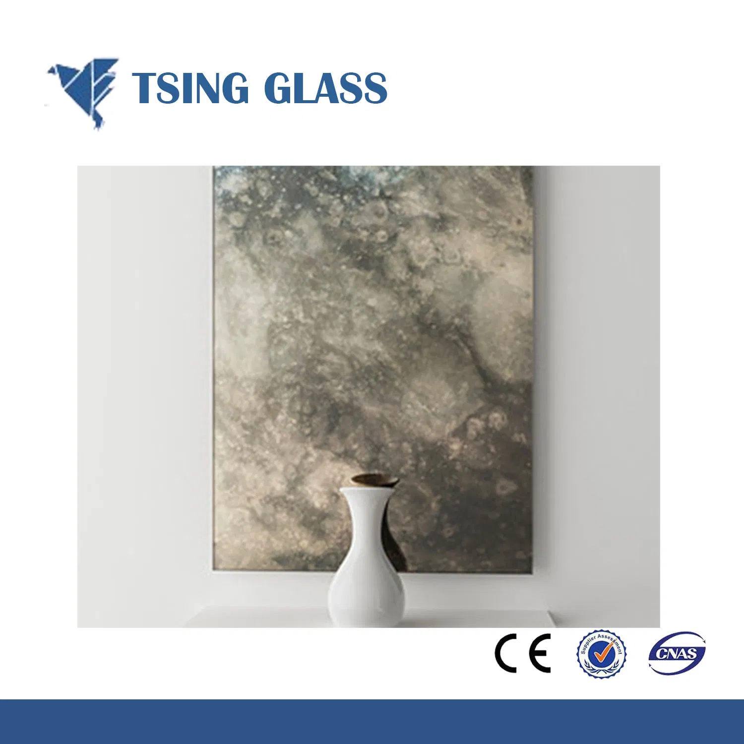3-6mm Silver Mirror Antique Mirror for Decoration/Window/Wall