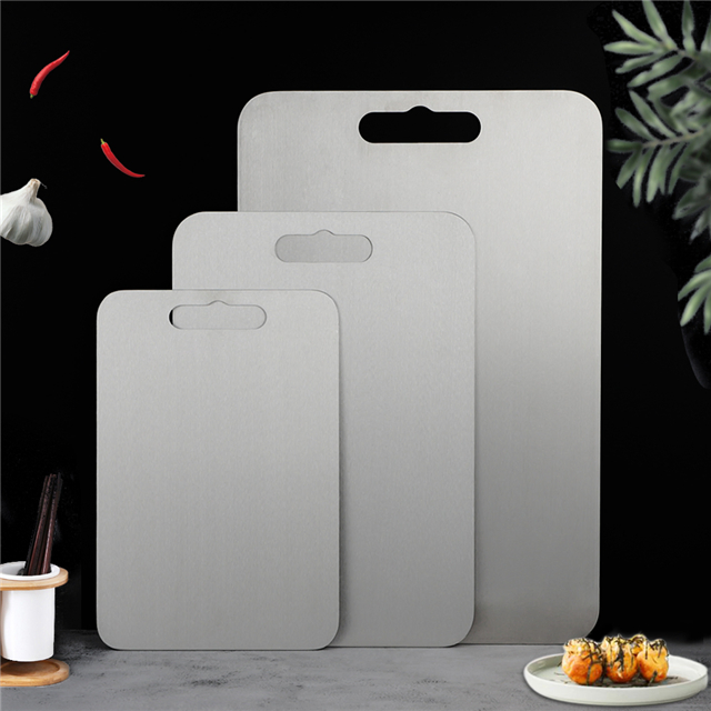 Multifunctional Thick Non-Slip Chopping Stainless Steel 304 Household Kneading Cutting Board