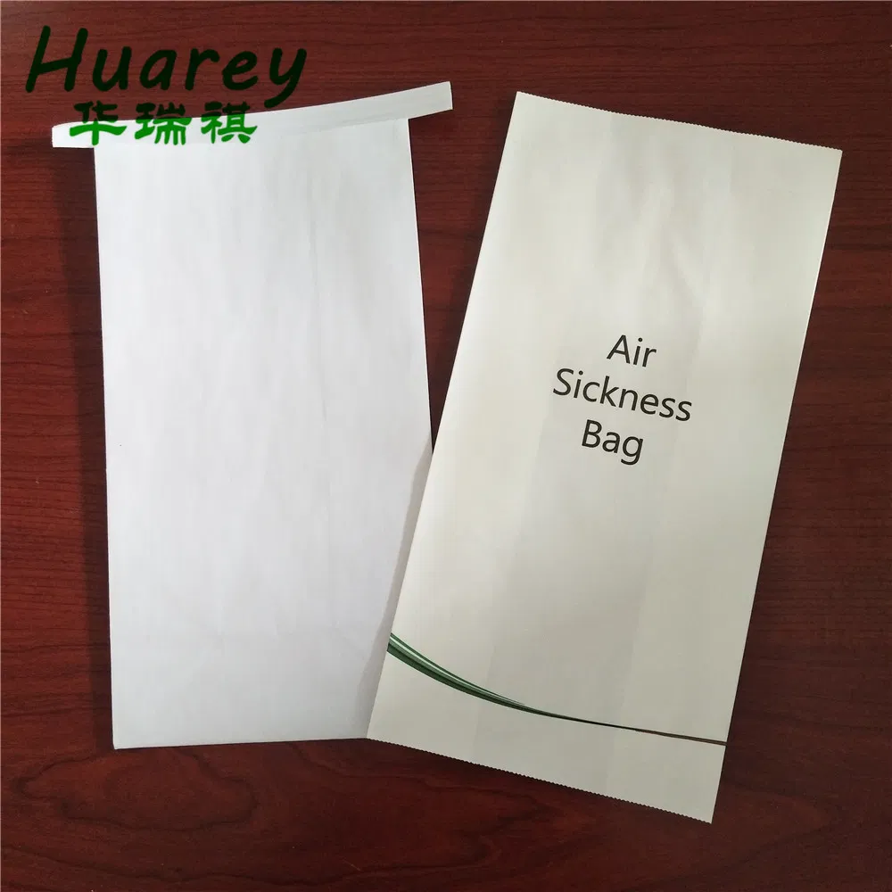 Disposable Colorful Printing Train Airplane Paper Airsickness Vomit Bag