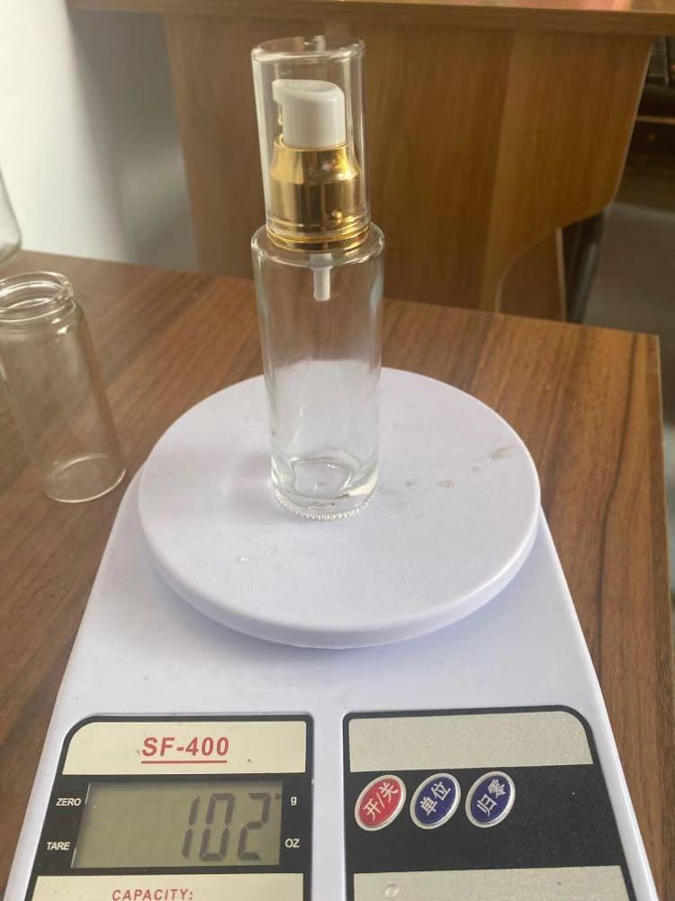 Lotion Glass Bottle with Pump