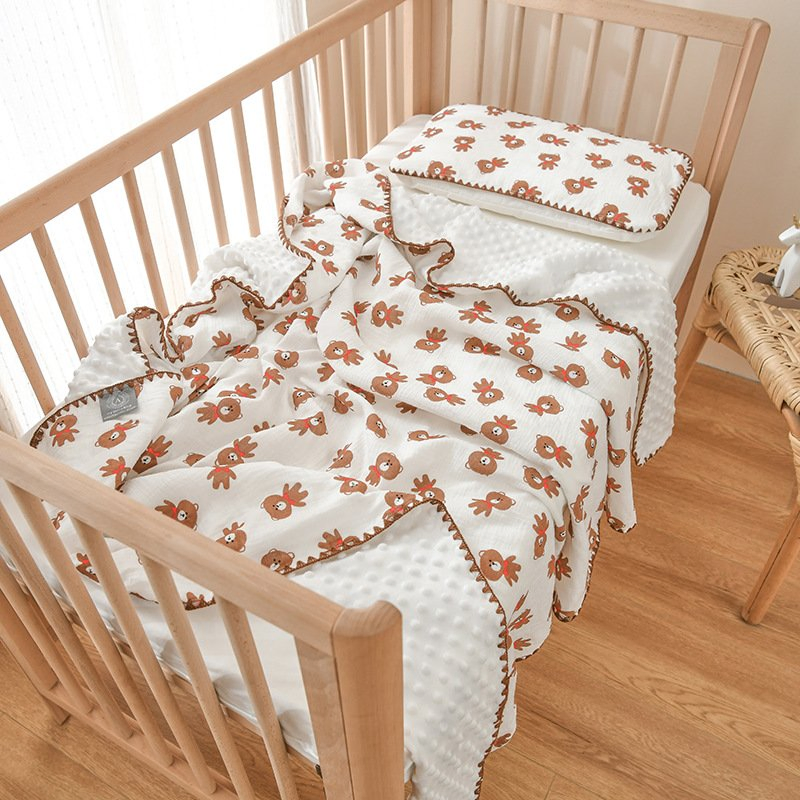 Custom Cartoon Printed Double-Layer Children′ S Blanket