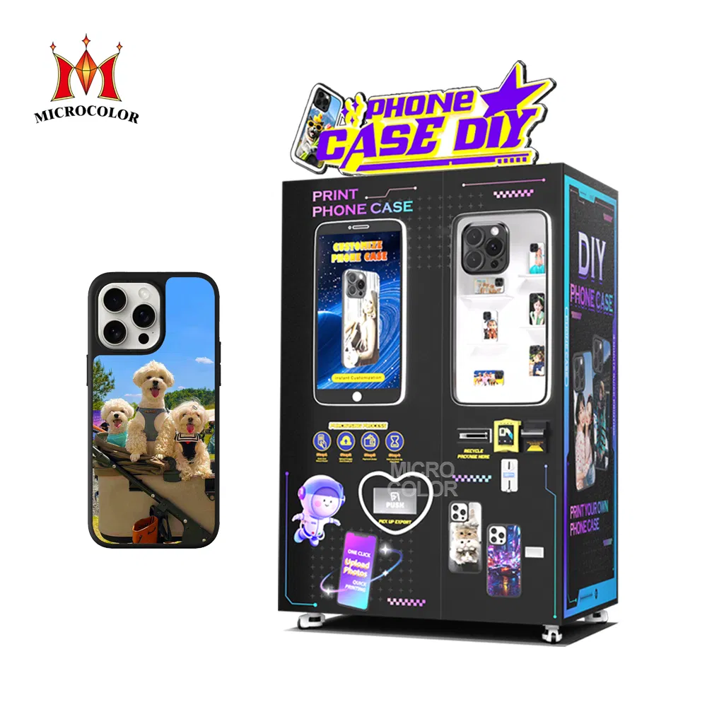 New Arrival Mobile Phone Case Printer Cell Cover Custom Personalized Making Vending Machine 3D Phone Case Sublimation Printer