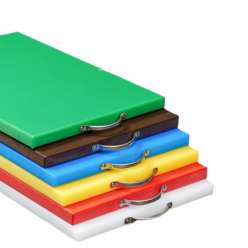 Colorful Meat Fruit Vegetable Kitchen Chopping PE HDPE Plastic Cutting Kitchen Boards