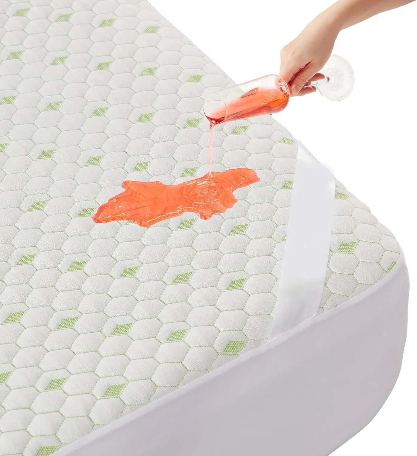 Luxurious 3D Bamboo Mattress Protector for Ultimate Comfort