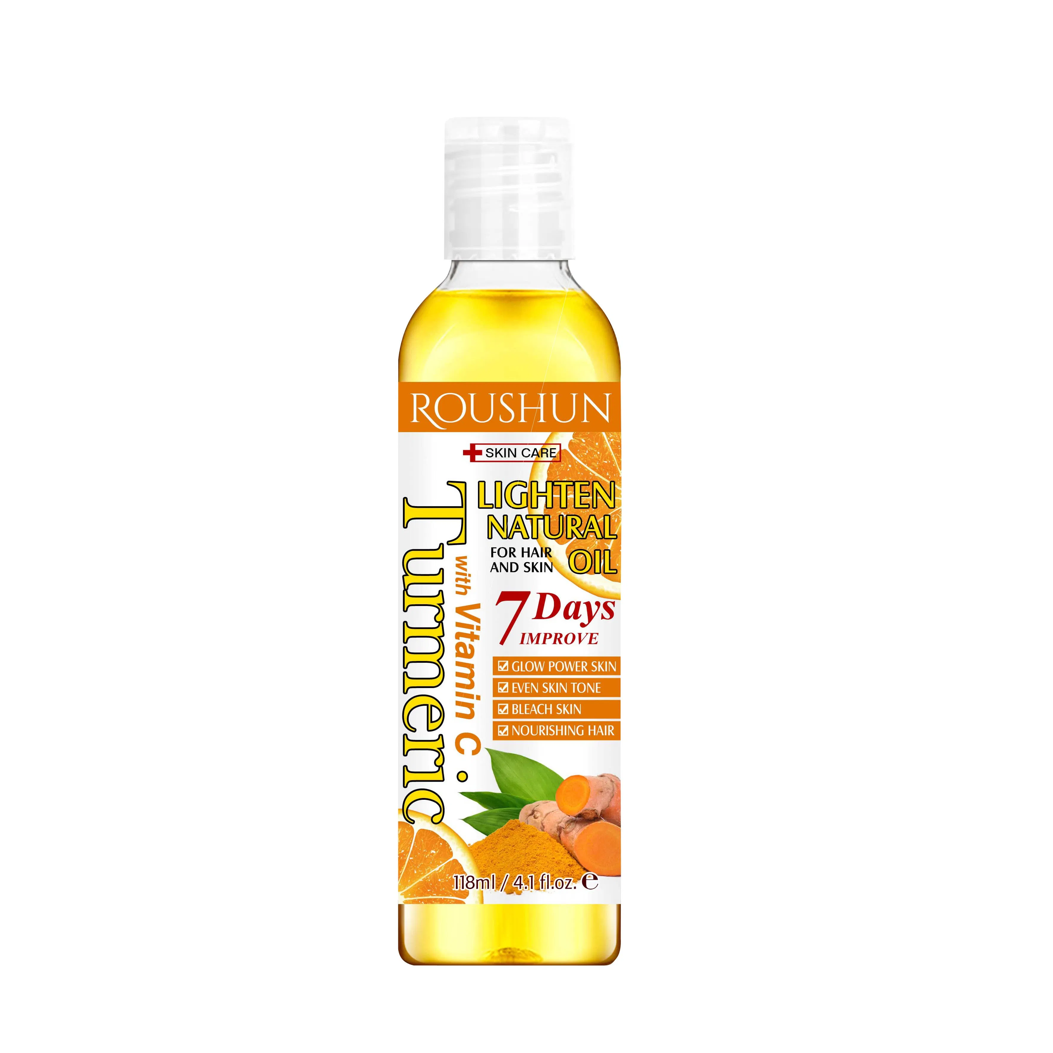 Roushun Turmeric Lighten Body Oil Nourish Hair with Vitamin C