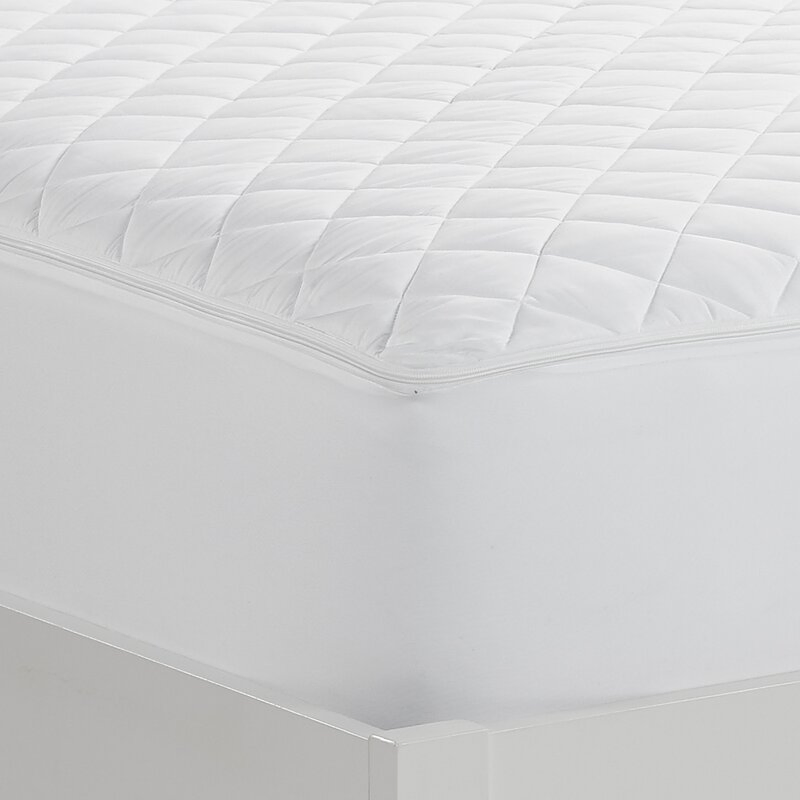 100% Cotton Mattress Protector Waterproof King Fitted Cover with Hypoallergenic Cooling Fabric