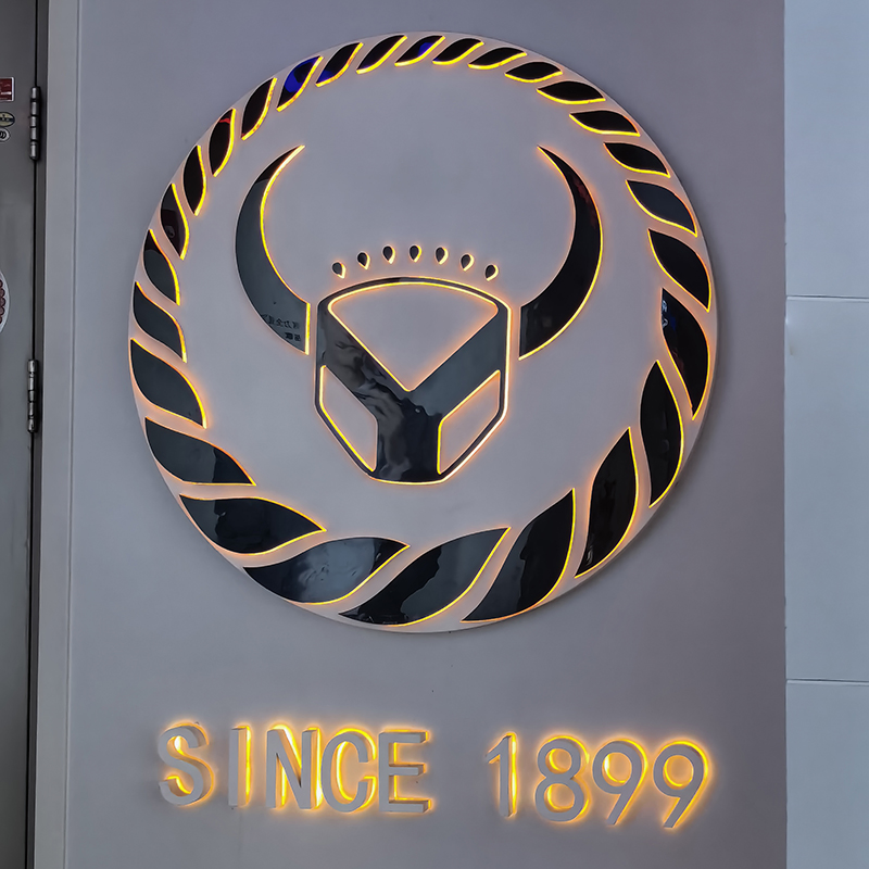 Ezd Factory Price 3D Logo Channel Letters Design Business Signs Outdoor Lighted
