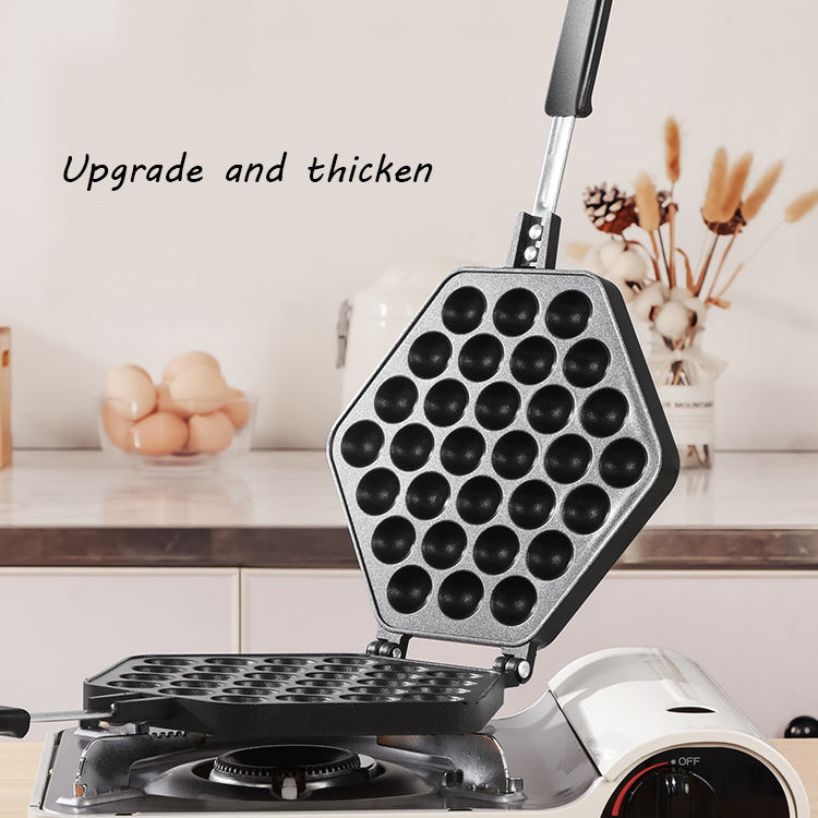 New Non-Stick Dly Eggettes Pan Cast Iron Waffle Mold Plate Using for Kitchen