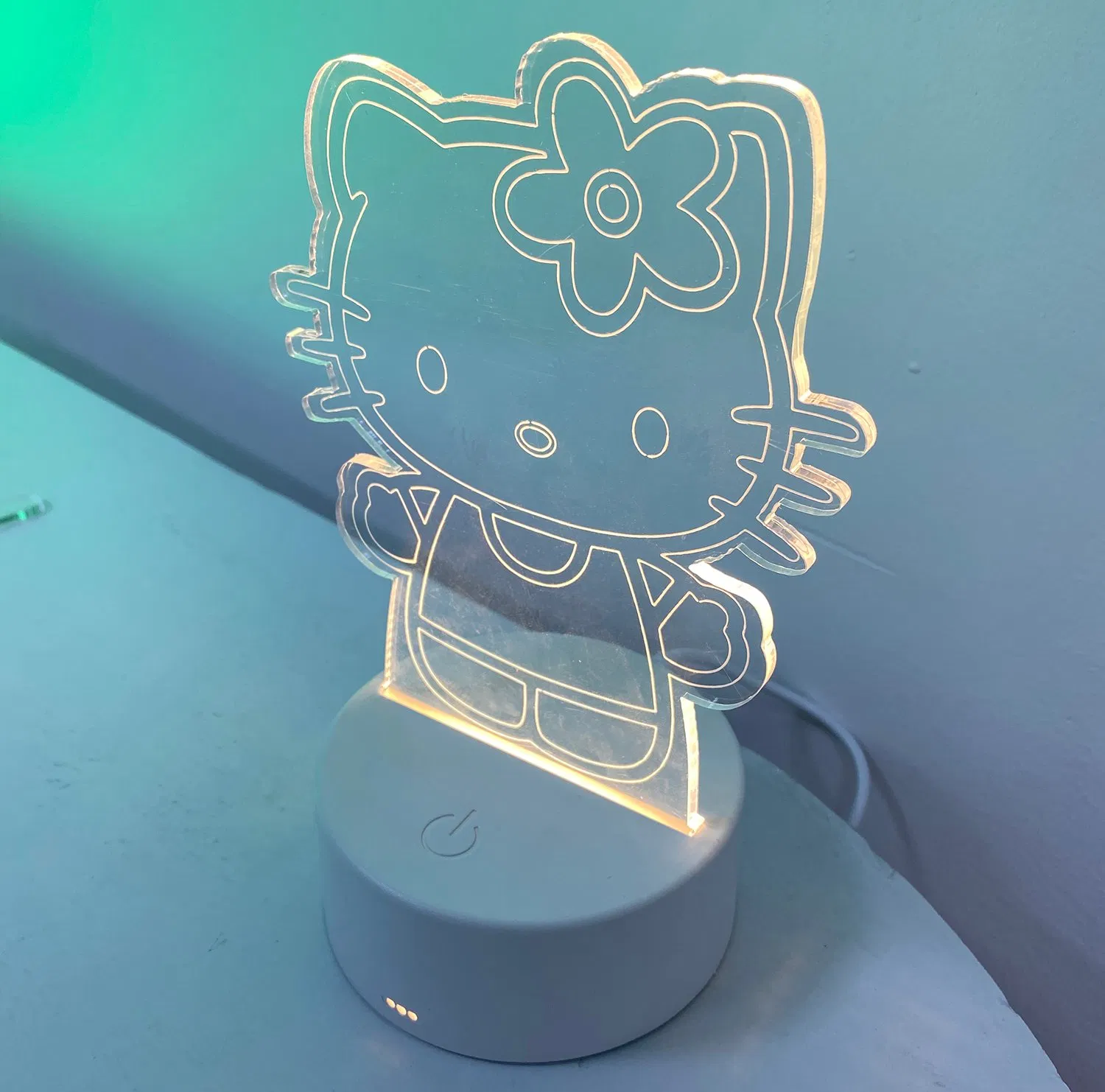 Acrylic Light Lamp Display/LED Light Creative Art Display Stand for Restaurant/Bar