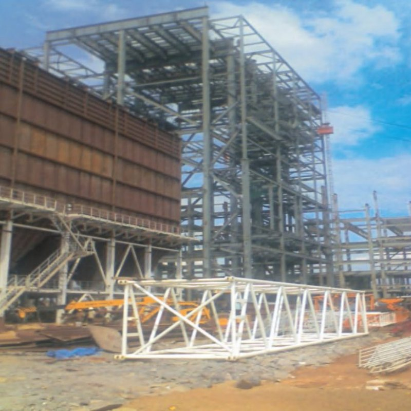 Industrial Durable Galvanized Panel Fast Install Engineered Prefabricated Steel Structure