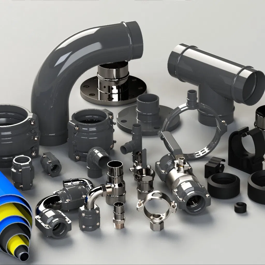 DN20-DN63 Round Aluminum Compressed Air Pipe Aluminum Pipe for Compressed Air