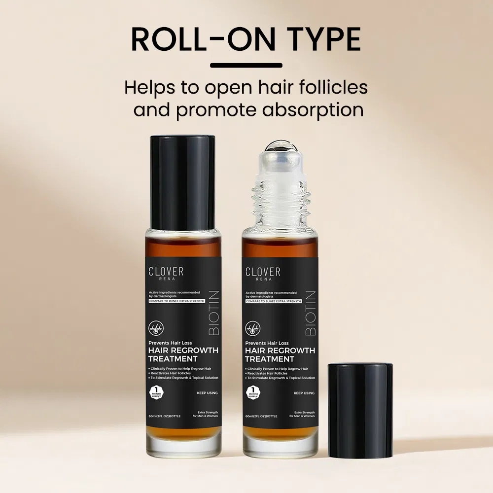 Organic Anti-Hair Loss Repair Serum Concentrated Formula Natural Vegan Ingredients Biotin Regenerated Oil Argan 60ml Treatment
