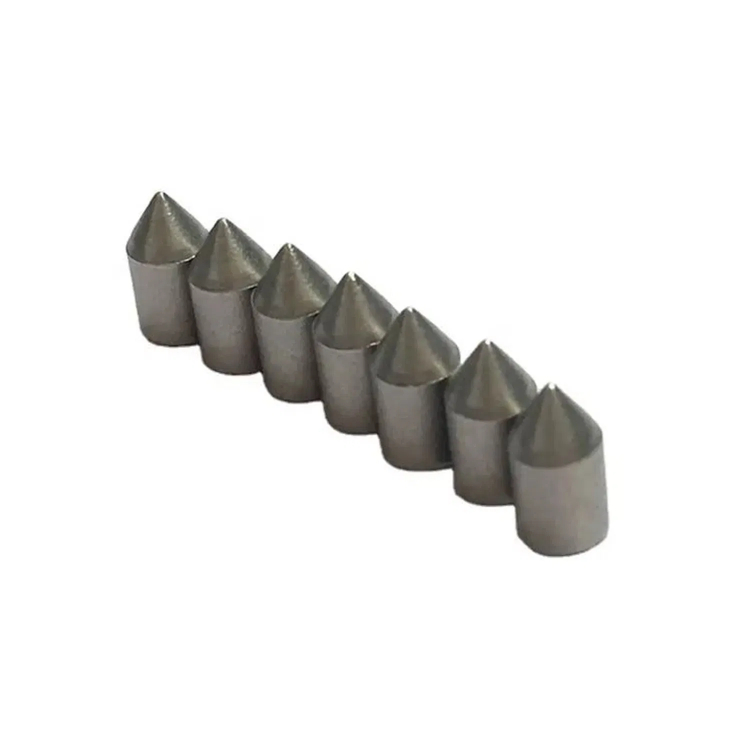 Round Mill Hard Metal Carbide Power Tool Parts Sand Blasting Finish Grounded