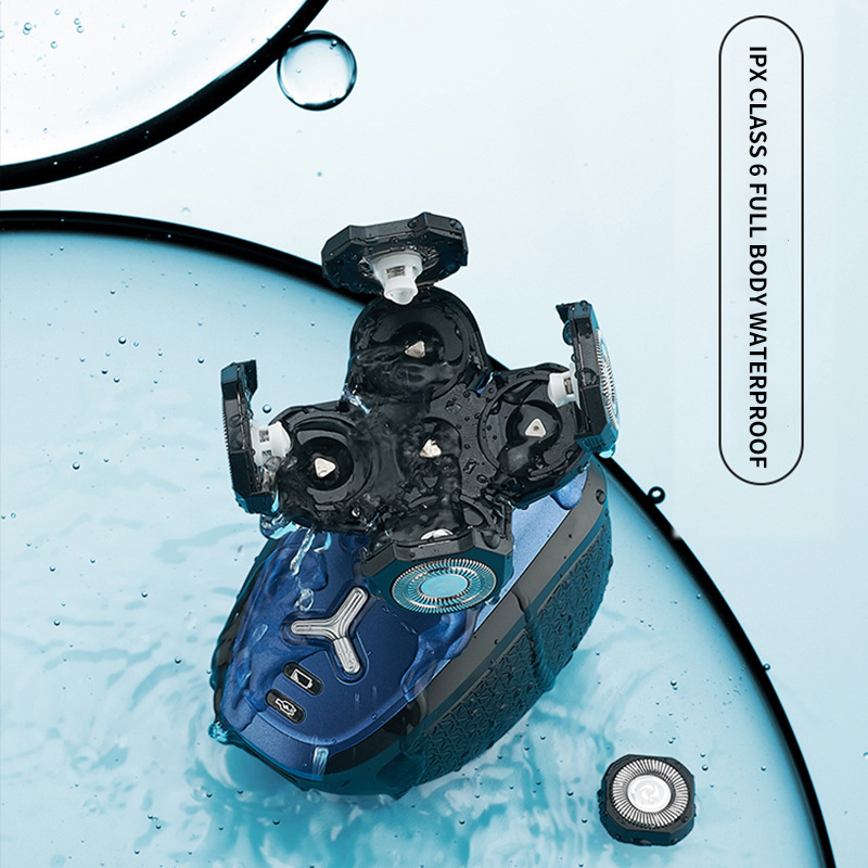 USB Rechargeable Professional LCD Shaver 5 in 1 Grooming Kit Waterproof Hair Trimmer Beard Shaver for Man