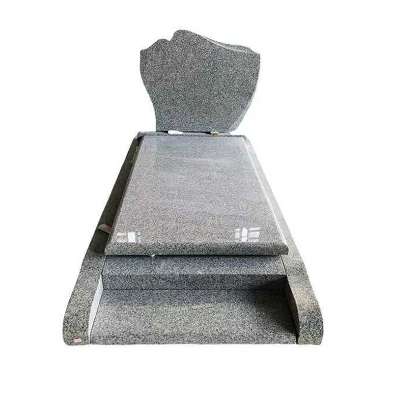Customized Design Cheap G603 Grey Granite Tombstone Cemetery Monument for Graves