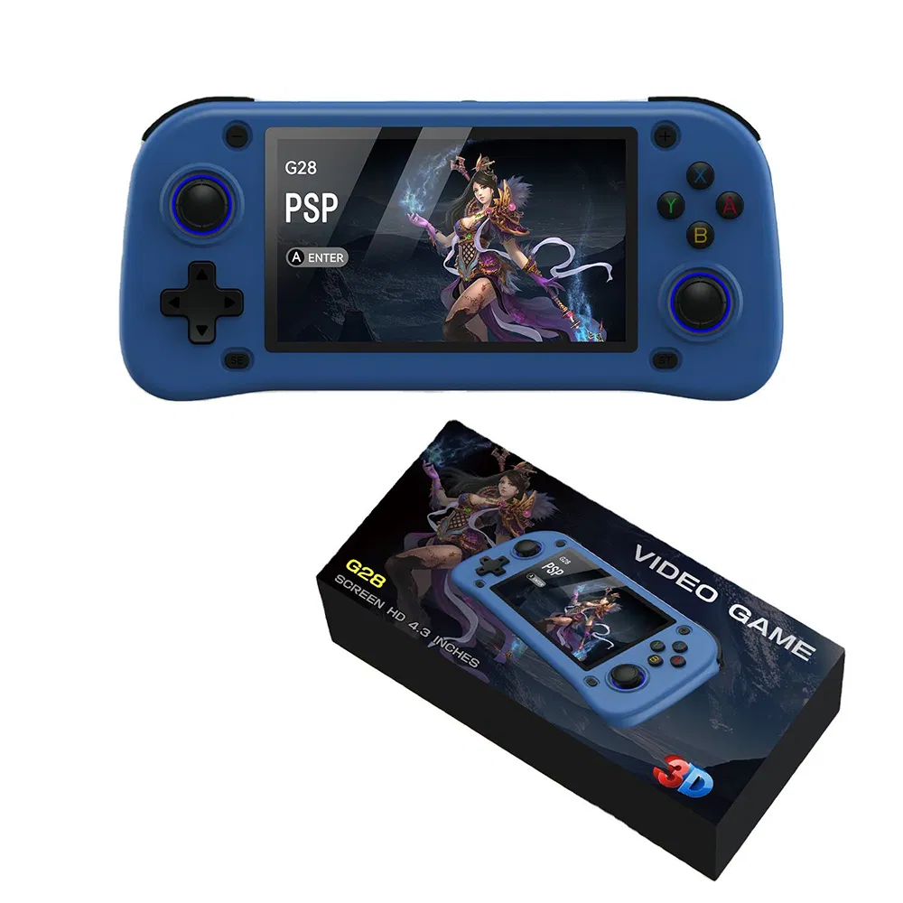 Портативная консоль G28 с 4.3" экраном и 64G памяти