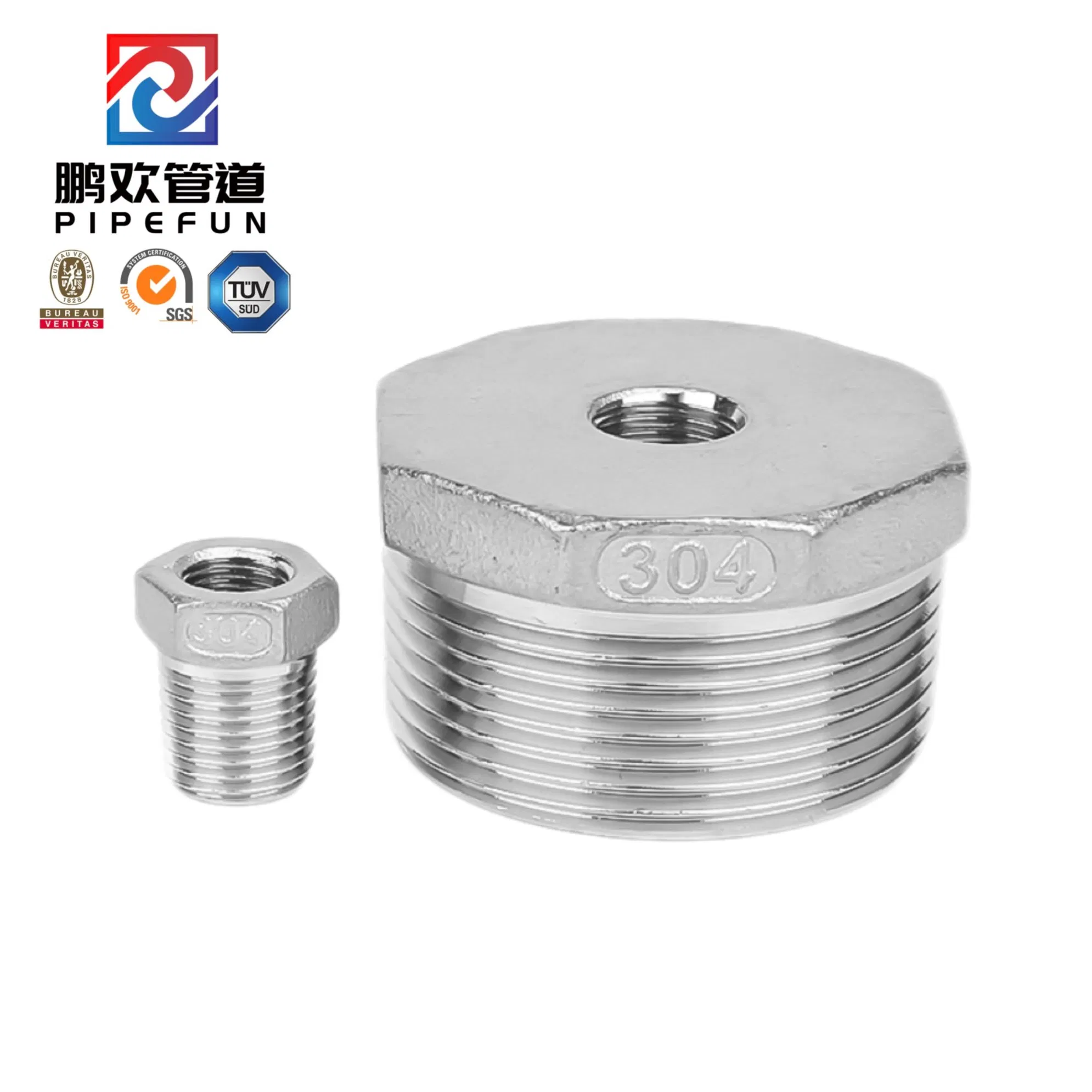 Stainless Steel Forging Fitting Reducing Hex Head Bushing