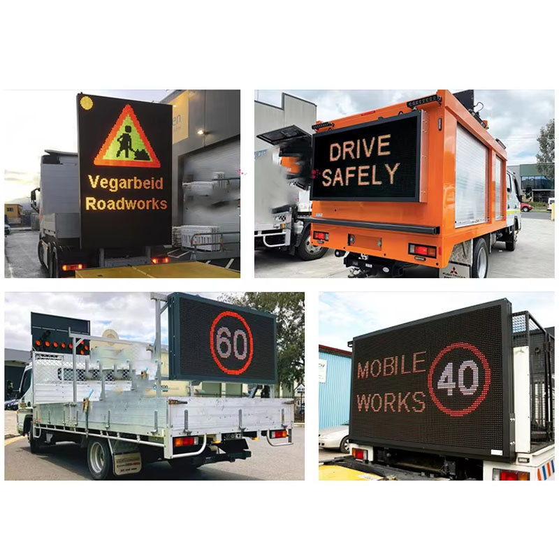 Outdoor LED Display Sign, Vehicle Mounted Car Top LED Sign Message Board