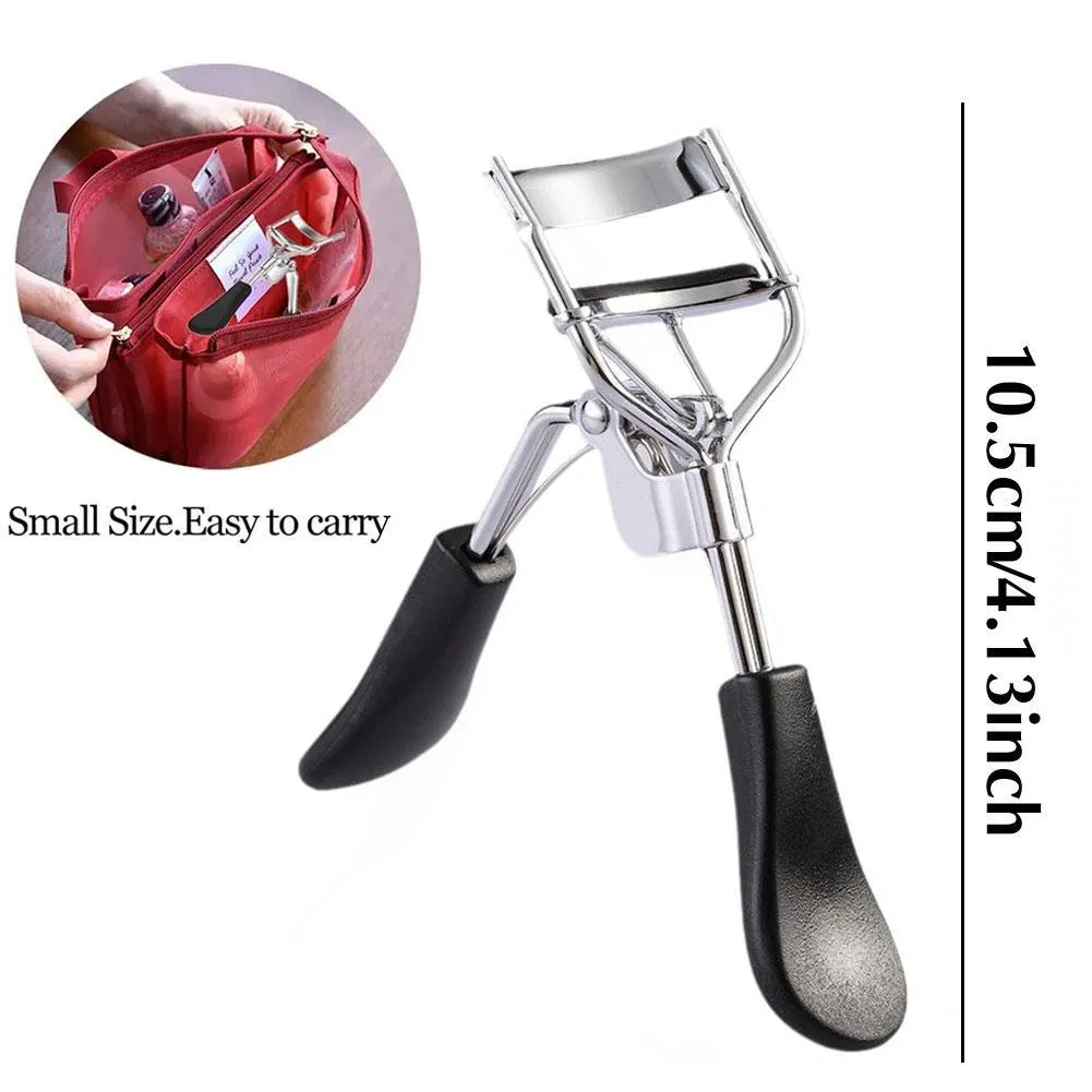 Portable Wide Angle Stainless Steel Manual Eyelash Curler
