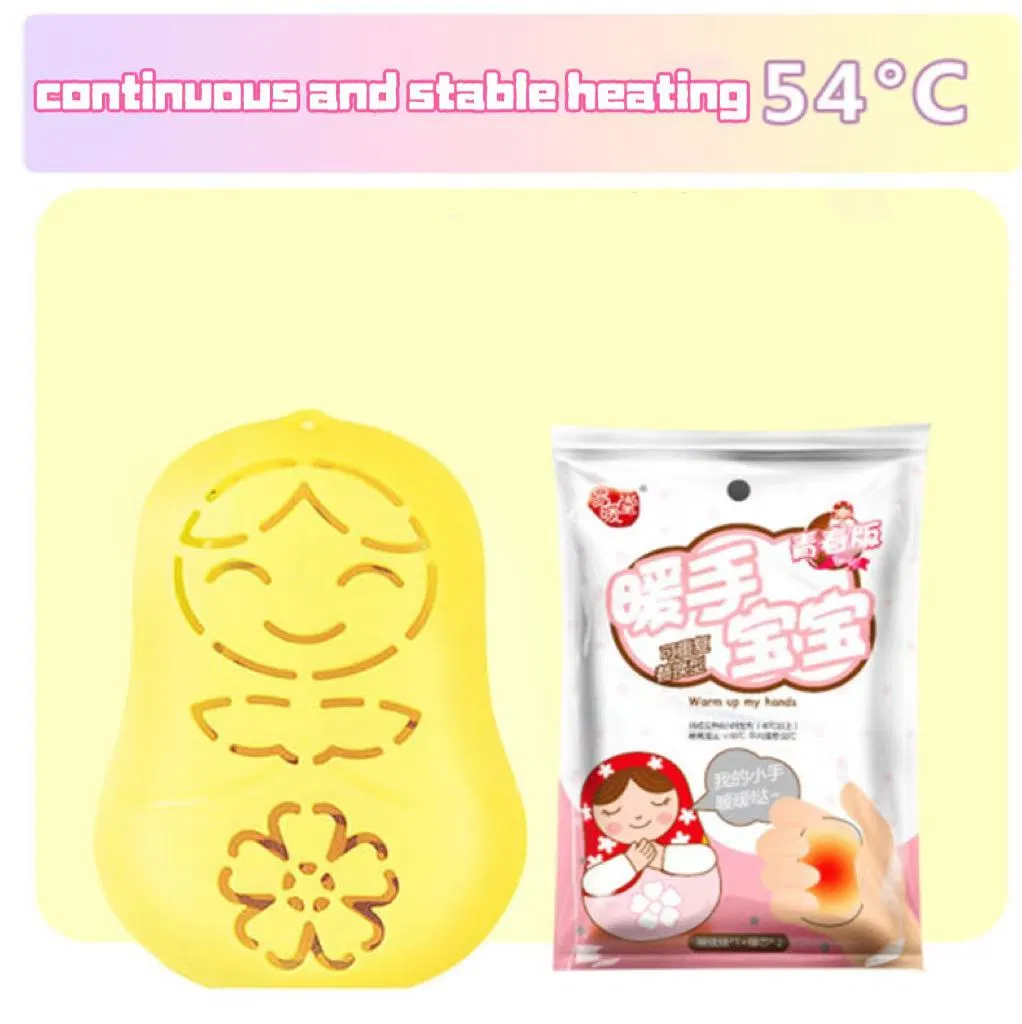 Natural Self-Heating Hand Warmer Heat Pack Long-Lasting Portable with Warmer Pad