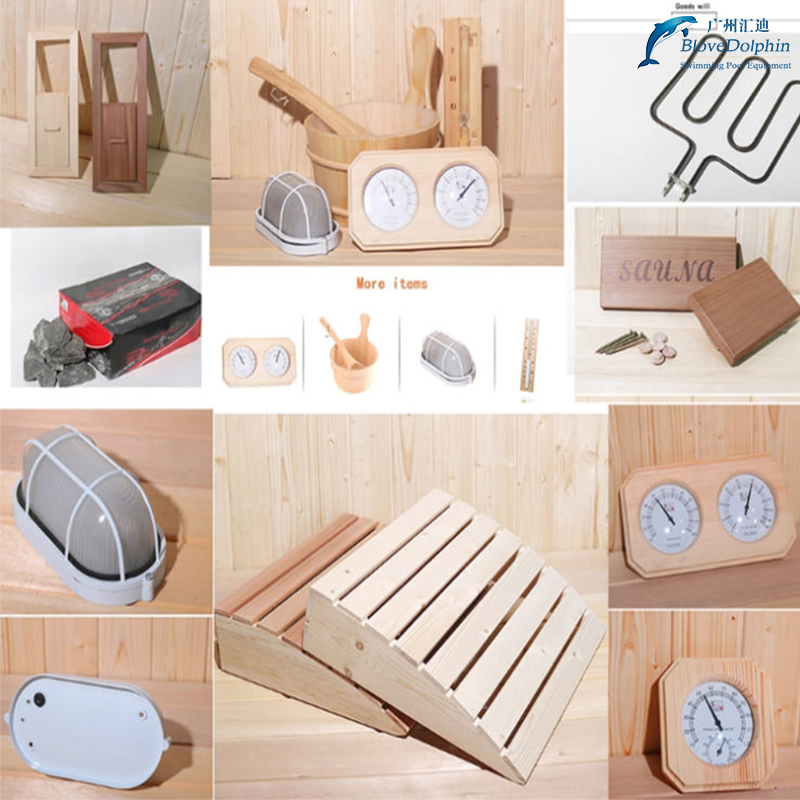 Sauna Room Wooden Clock Sauna Room Accessories Wall-Mounted Wooden Clock