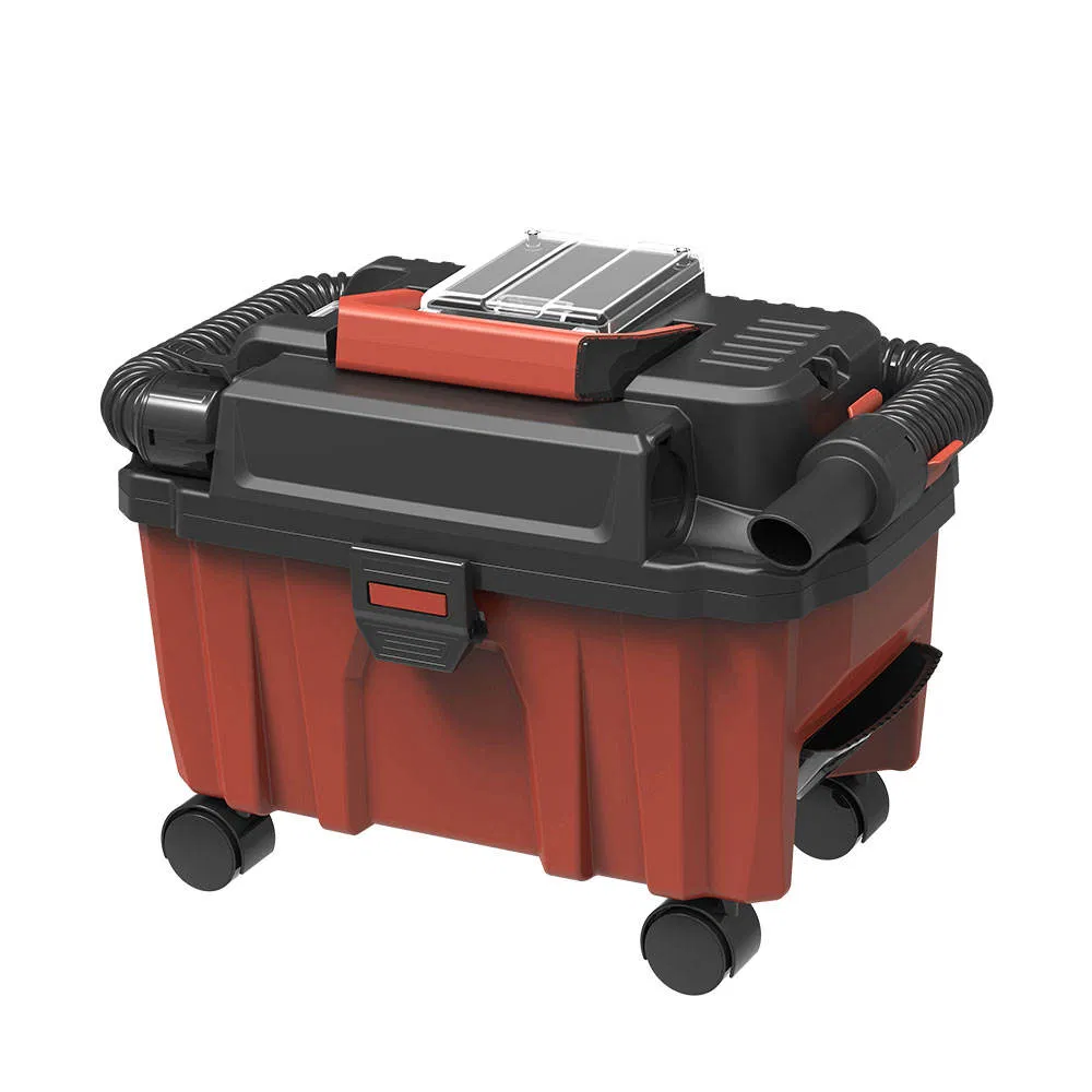 10L 100/200W 18VDC Wet Dry Cordless Vacuum Cleaner 2000mA for Home Car and Commercial Use Rechargeable Cleaning Machine