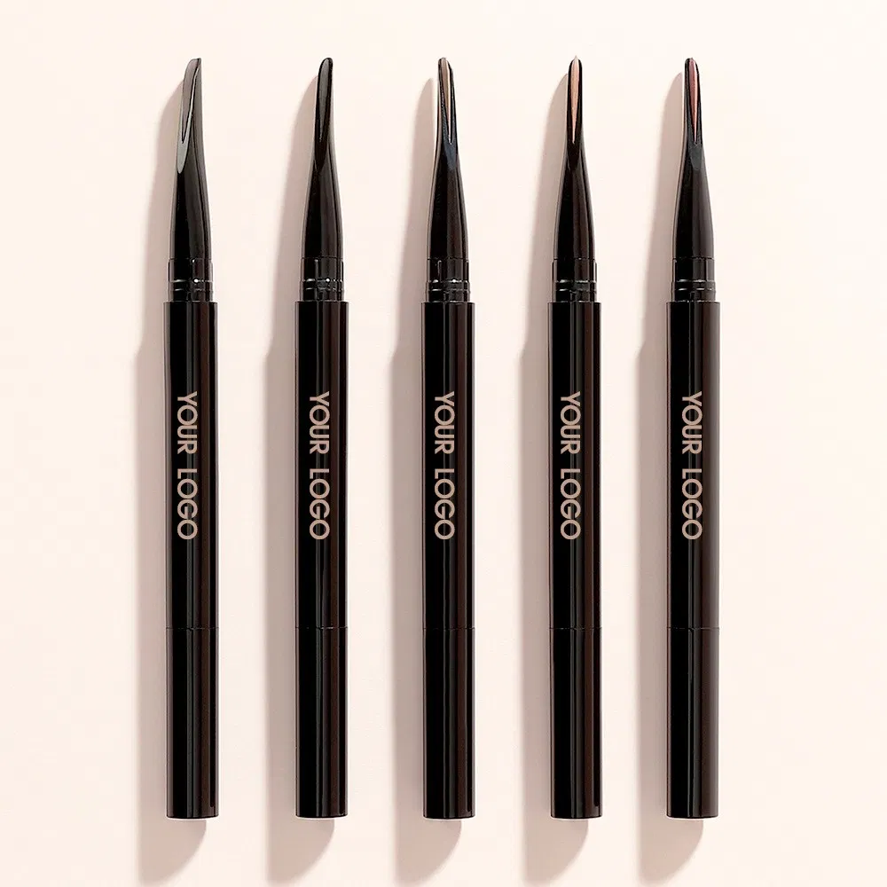 5 Colors Private Label Multifunction Cruelty Free 2 in 1 Double-Headed Eyebrow Pencil Waterproof Long Lasting Eyebrow Pencil