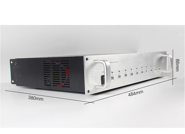 25W PA System 10 Channel Paging Selector for Voice Announcement