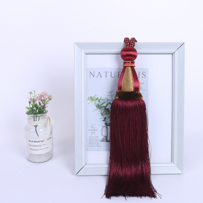 Wholesale Cheap Big Curtain Tassel Tiebacks Vintage Rope Curtain Tieback