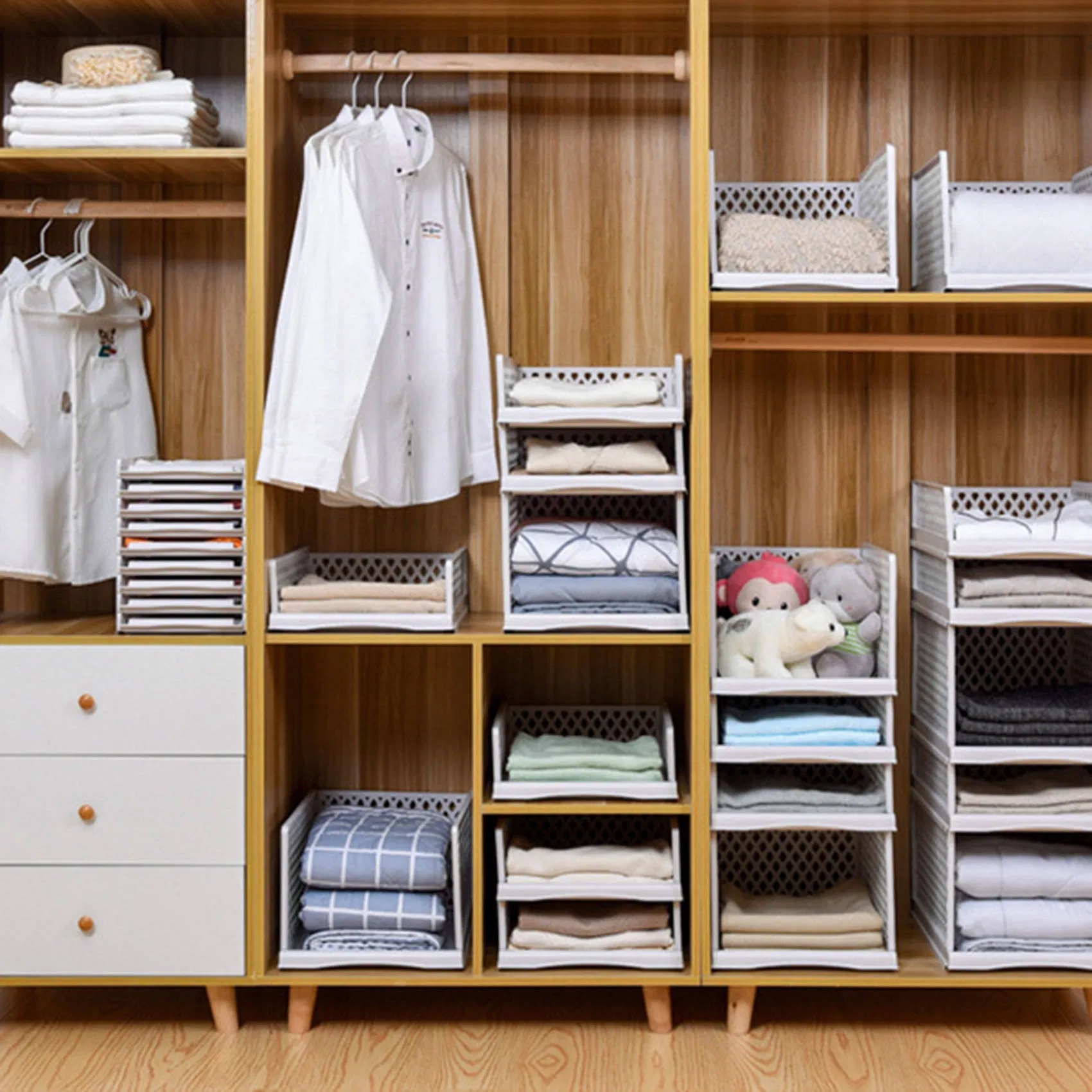 T-Shirt Folder Clothes Flip Fold Wardrobe Storage Closet Organizer T-Shirt Folding Board