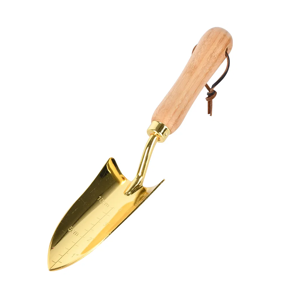 Customized High Hardness Stainless Steel Hand Tools Garden Shovel/Spatula/Fork with Wooden Handle for Yard