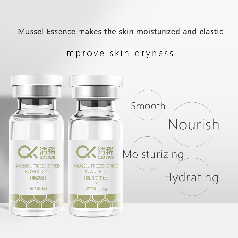 Skin Care Repair, Moisturize, Improve Roughness Freeze-Dried Mussel Powder Set