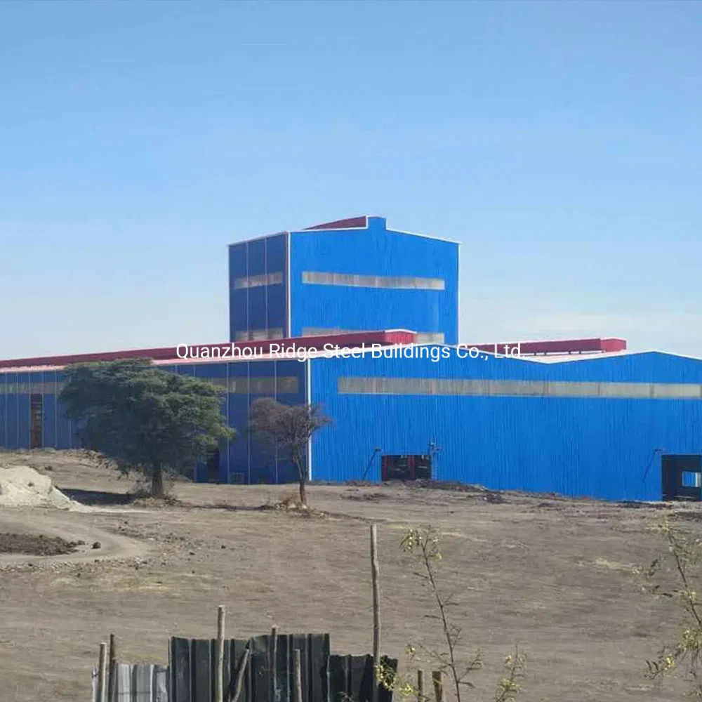 Designer Structural Multipurpose Preassembly Steel Structure Sugar Manufacturing Plant