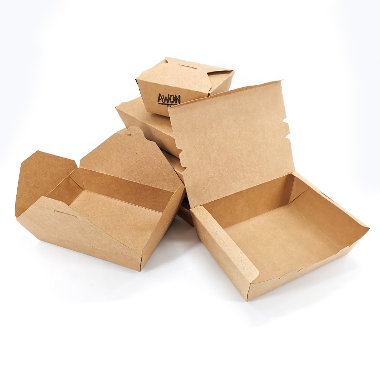 Custom Disposable Packaging Box Paper Takeaway Paper Box